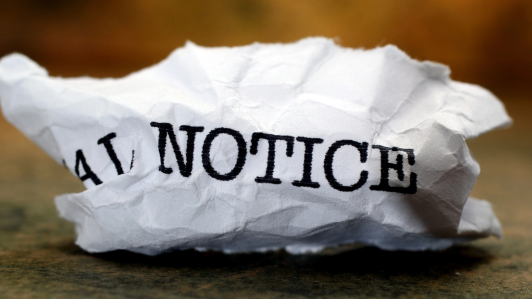 Notice of Current Statistics